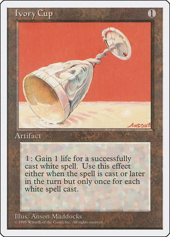 Ivory Cup U Fourth Edition MTG Magic the Gathering Card NM