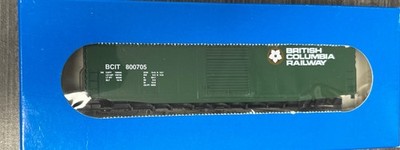 E&C Shops HO Kit #0204 50  PS-1 Sgl Door Boxcar British Columbia Railway 800705