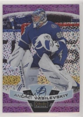 2019-20 O-Pee-Chee Platinum Violet Pixels 116/399 Andrei Vasilevskiy #82 16au