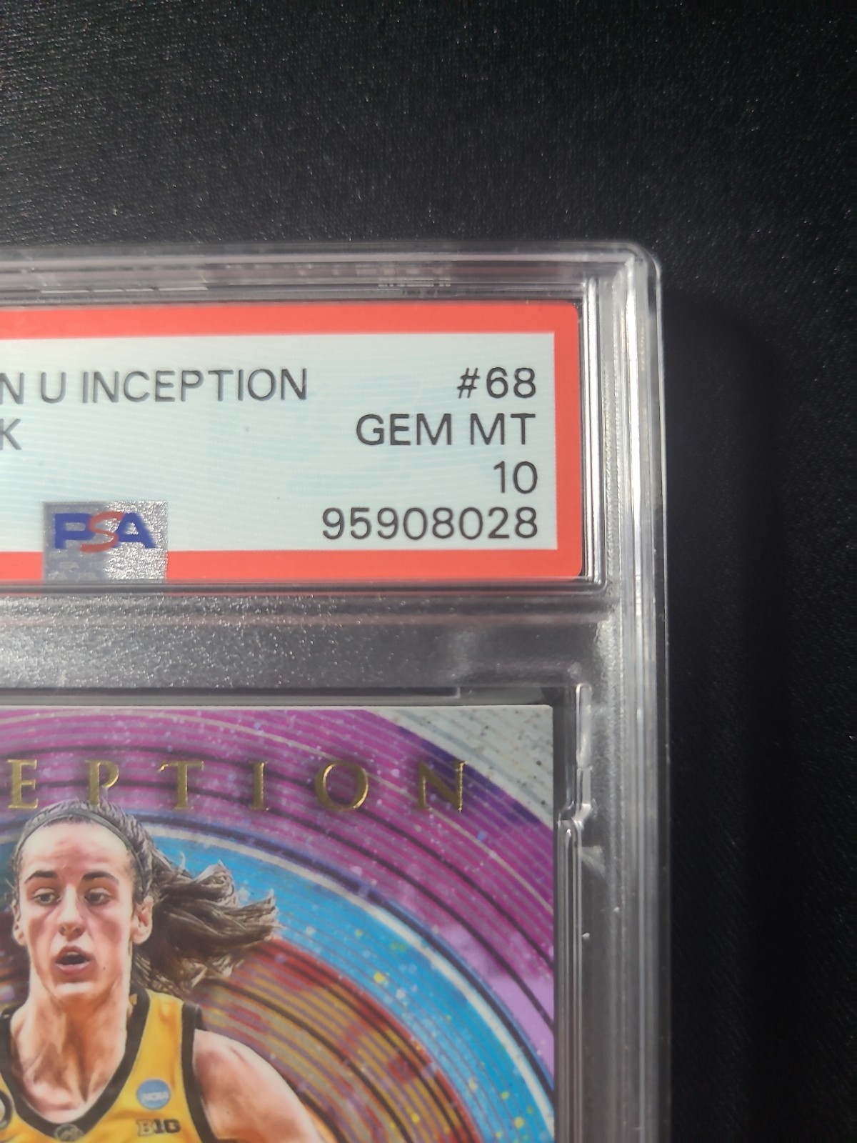 2022 Bowman U Inception Basketball Caitlin Clark RC Rookie PSA 10 #68 view 3