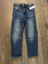 OshKosh B'gosh Boys Dark Wash Straight Leg Jeans 10R Denim