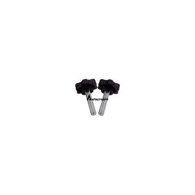M8 x 50mm Thread   Hand Knob Tightening Screw Black   10pcs *hh