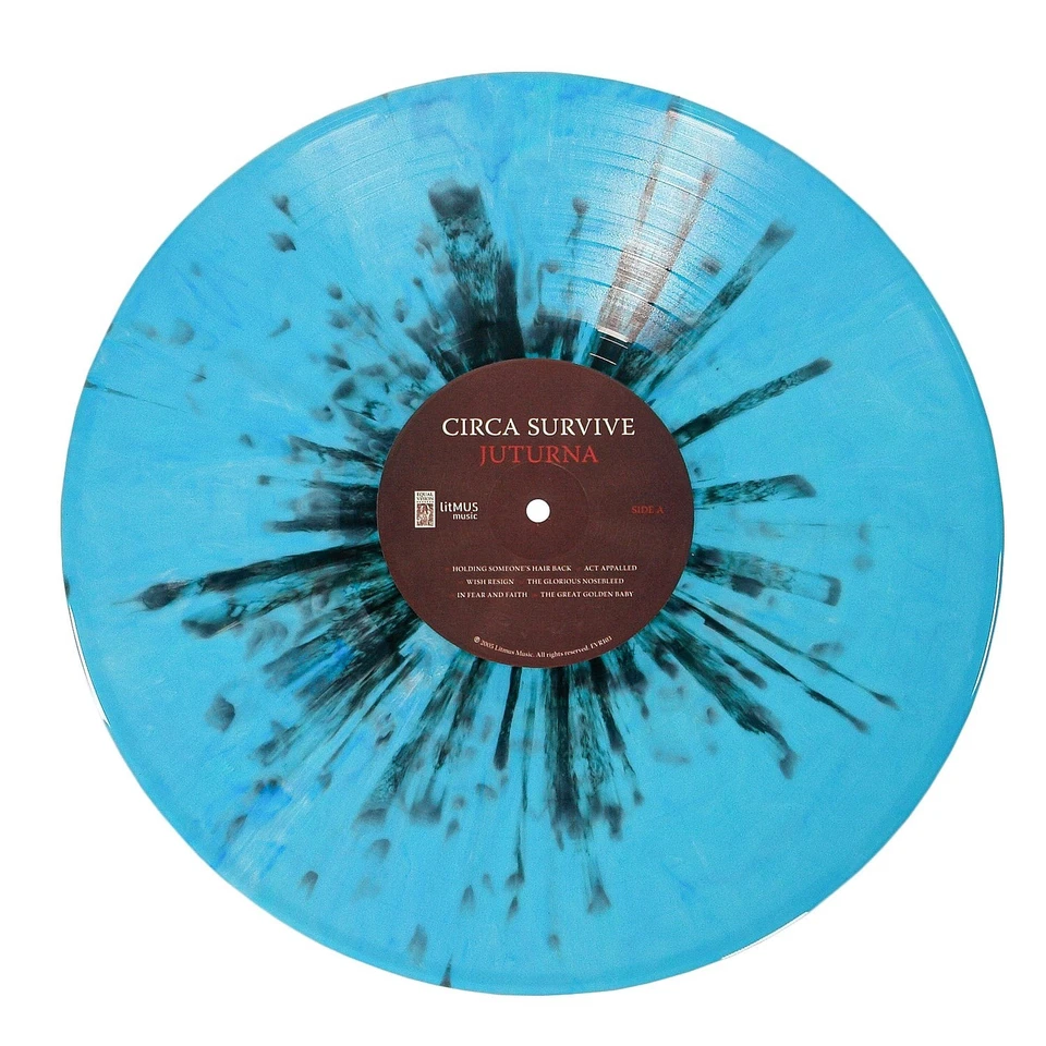 /2500 Circa Survive - Juturna - Pale Blue w/ Black Splatter Vinyl LP *SEALED - Image 3 of 3
