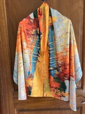 CHINESE SCARF - 100 SILK -