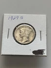 1929-S 10c Mercury Dime 90% Silver Gem