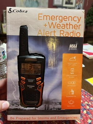 NEW OPENED BOX Cobra CWR200 Emergency + Weather Alert Radio
