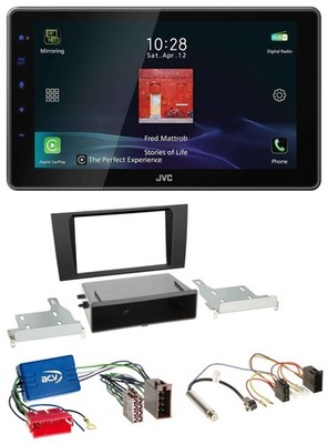 JVC DAB MP3 Bluetooth USB Autoradio für Audi A4 B5 99-01 Symphony Aktivsystem