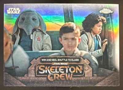 2025 Topps Chrome Star Wars Wim and Neel Shuttle To Class Skeleton Crew #SC-2