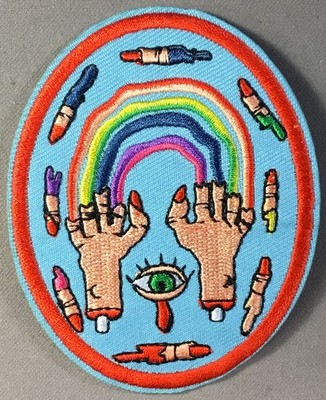 Zombie Eye and Severed Hand Rainbow patch