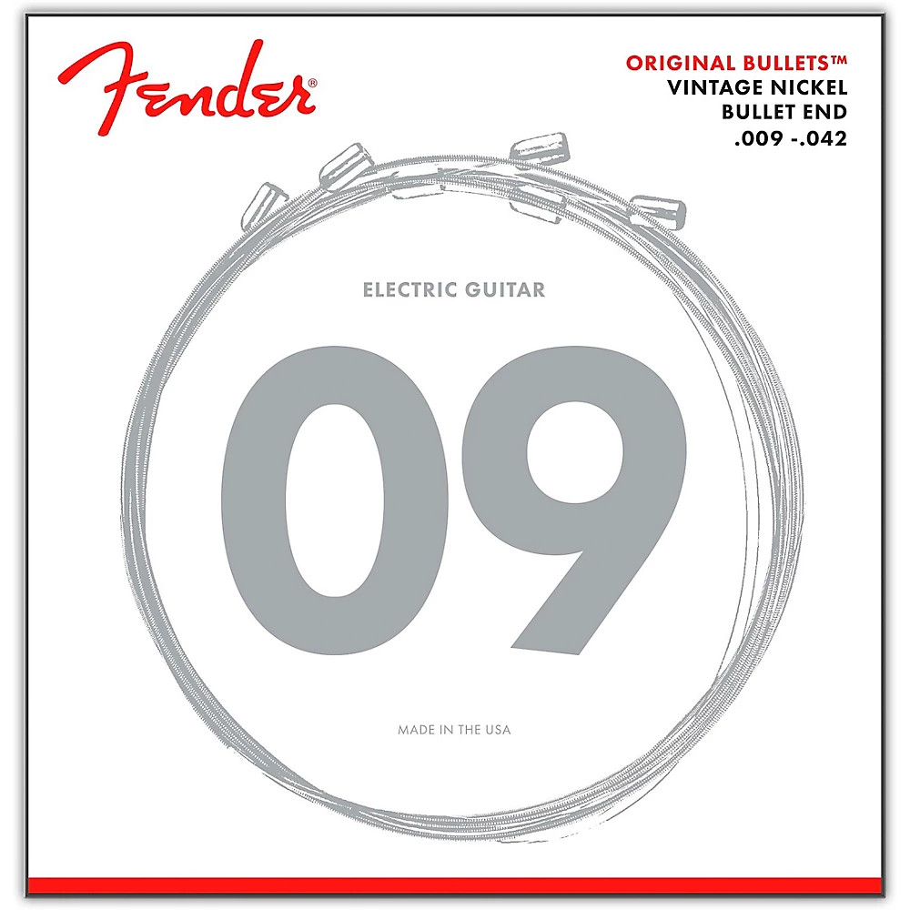 Струны для электрогитары Fender 3150L Original из 150 чистых никелевых наконечников - Легкие 4390₽