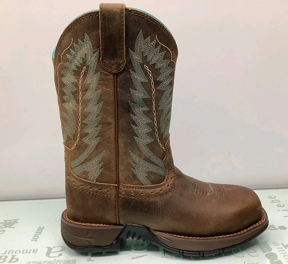 Bota de Trabajo Shyanne Drifting Puntera Compuesta Marrón Mujer Talla 7C, Usada. Foto 4 de 4