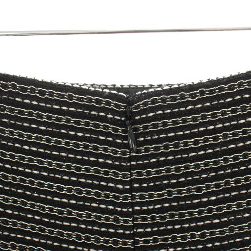 【Skirts】CHANEL 03A Knee-Length A-Line Skirt Tweed and Tulle with Coco Mark thumbnail 4