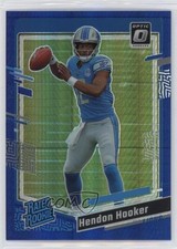 2023 Panini Donruss Optic Rated Rookie Blue Hyper Prizm Hendon Hooker #234 0vl5