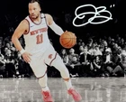 JALEN BRUNSON - NEW YORK KNICKS - SILVER Autographed 8x10 Photo w/COA