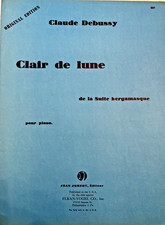 Claire De Lune Claude Debussy  For Piano