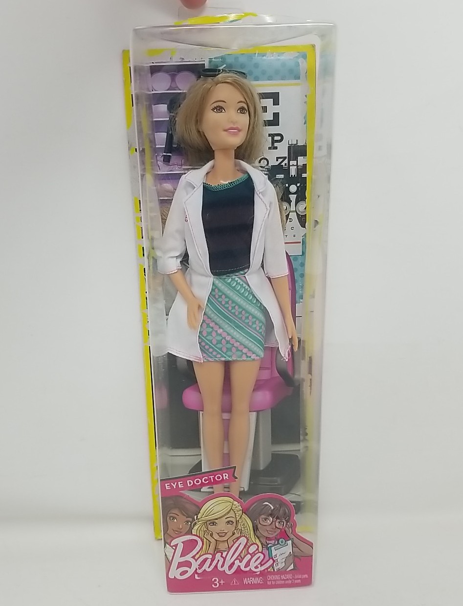 Barbie You Can Be Anything Eye Doctor - New in Damaged Box