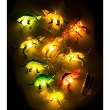 10-LED Dinosaur String Lights Kids Room Cartoon Night Light