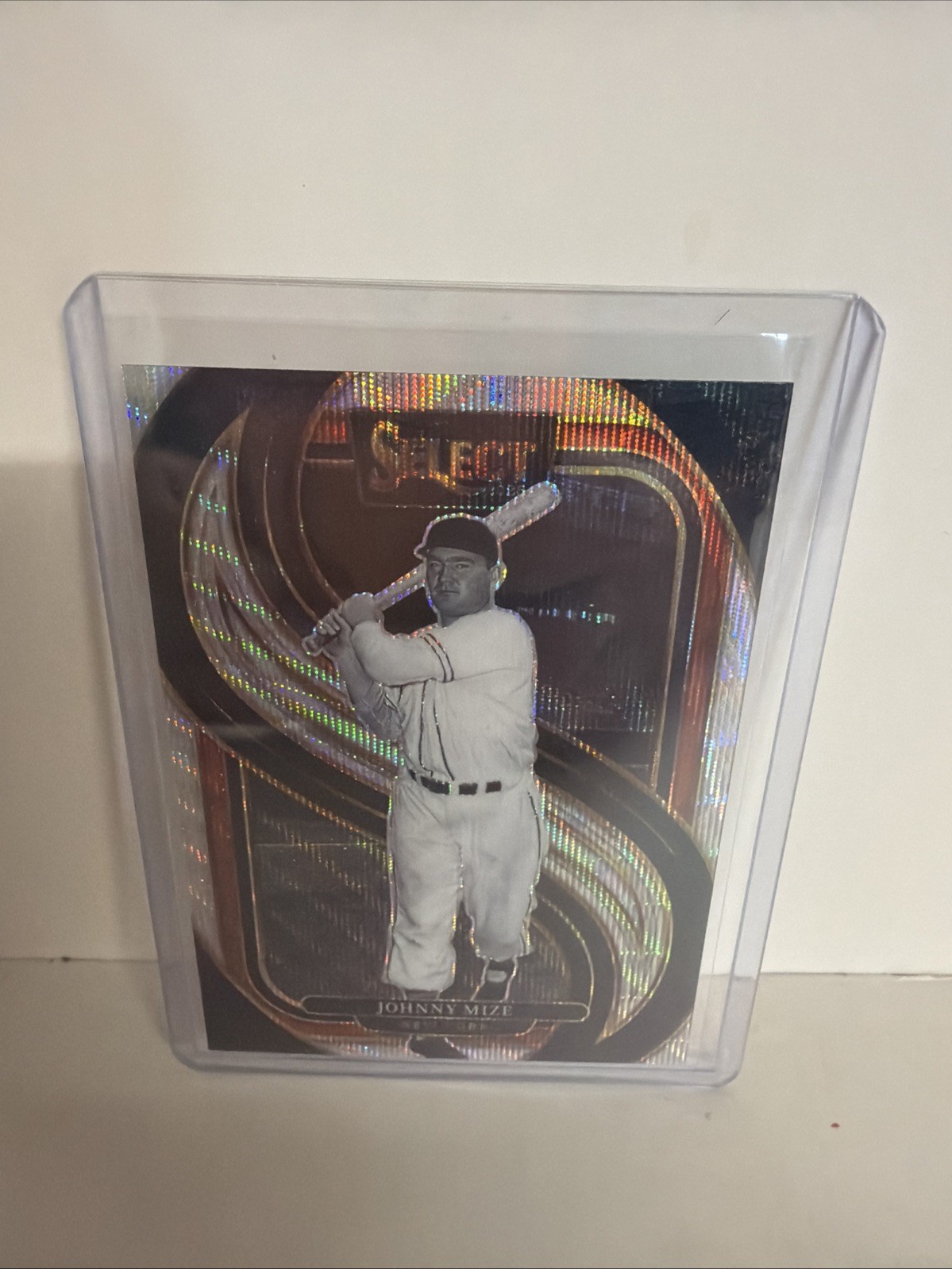 Johnny Mize 2025 Select -  Premier - Silver Wave Prizm # 174 Giants