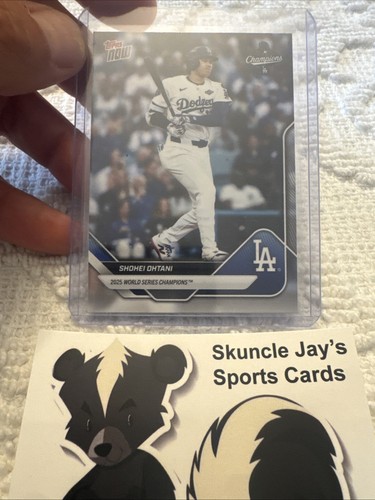 2025 Topps Now World Series Champions Los Angeles Dodgers - Shohei Ohtani #WS-1