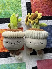 Greenhouse by Russ 12 Inch Plush Plants Lot Of 2