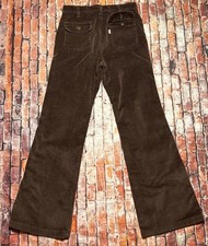 Vintage Levi's 20665 Corduroy Pants Brown 70s 80s Bottcut Flare Size 30W L32
