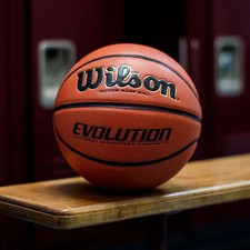 WILSON Men's Evolution Game Basketball (29.5") - Official Size & Weight