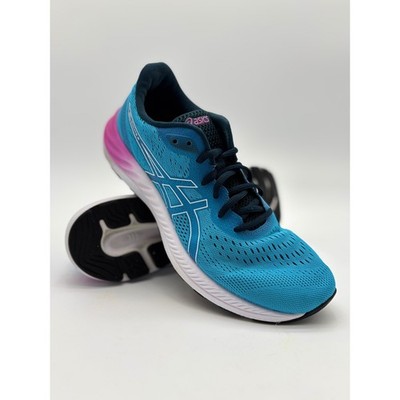 Asics Gel-Excite 8 Blue Pink Running Shoes 1012A916 Mens 11 Womens 12.5