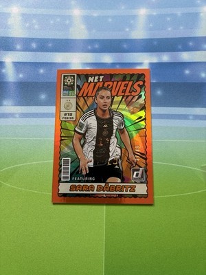 2023 Panini Donruss FIFA Women's World Cup Net Marvels Sara Däbritz Orange /49