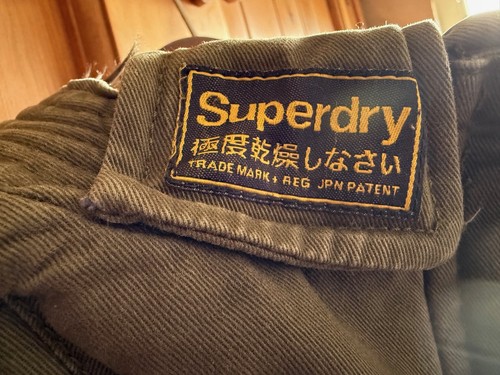 SUPERDRY MANDARIN REGIMENT HOODED FIELD GREEN JKT FAUX FUR LINED SMALL PTP 19 - Picture 8 of 8