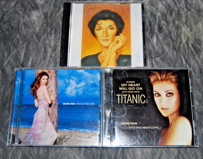 Celine Dion CD Lot of 2, Let's Talk About Love & A New Day Has Come