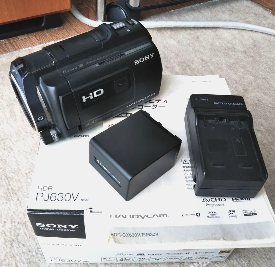 SONY Handycam 10倍ズーム フルHD Sony Handycam 10-19x Optical Zoom Camcorders with Built - in