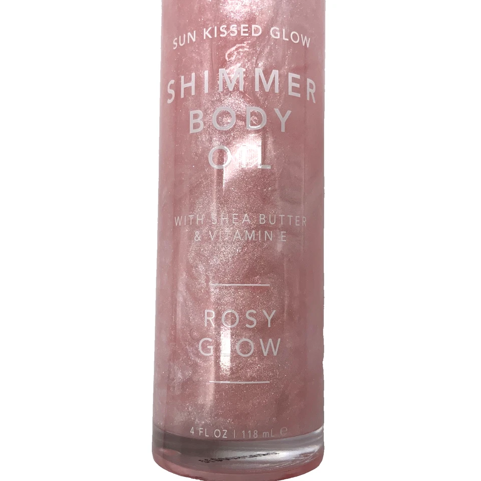 Pearl Essence Rosy Glow Shimmer Body Oil 4oz Sun Kissed Glow - Image 4 of 4