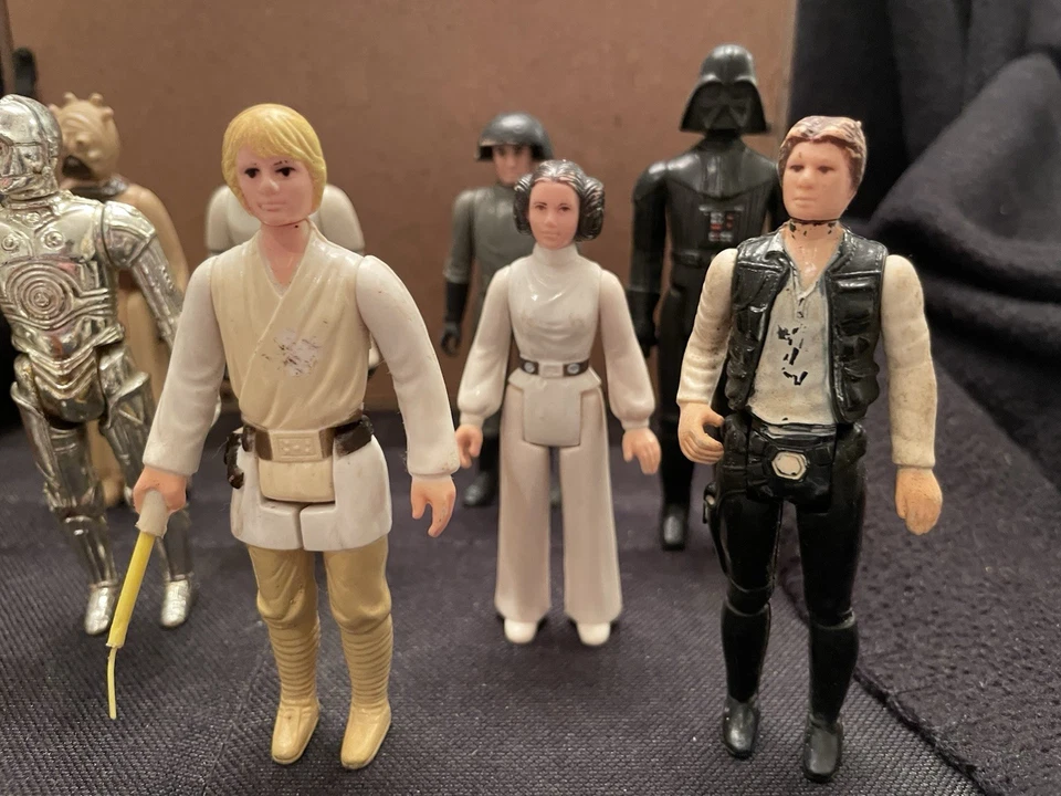 Star Wars Vintage 1977 First 12 Original Kenner Action Figure Lot Luke Leia READ - Image 4 of 4