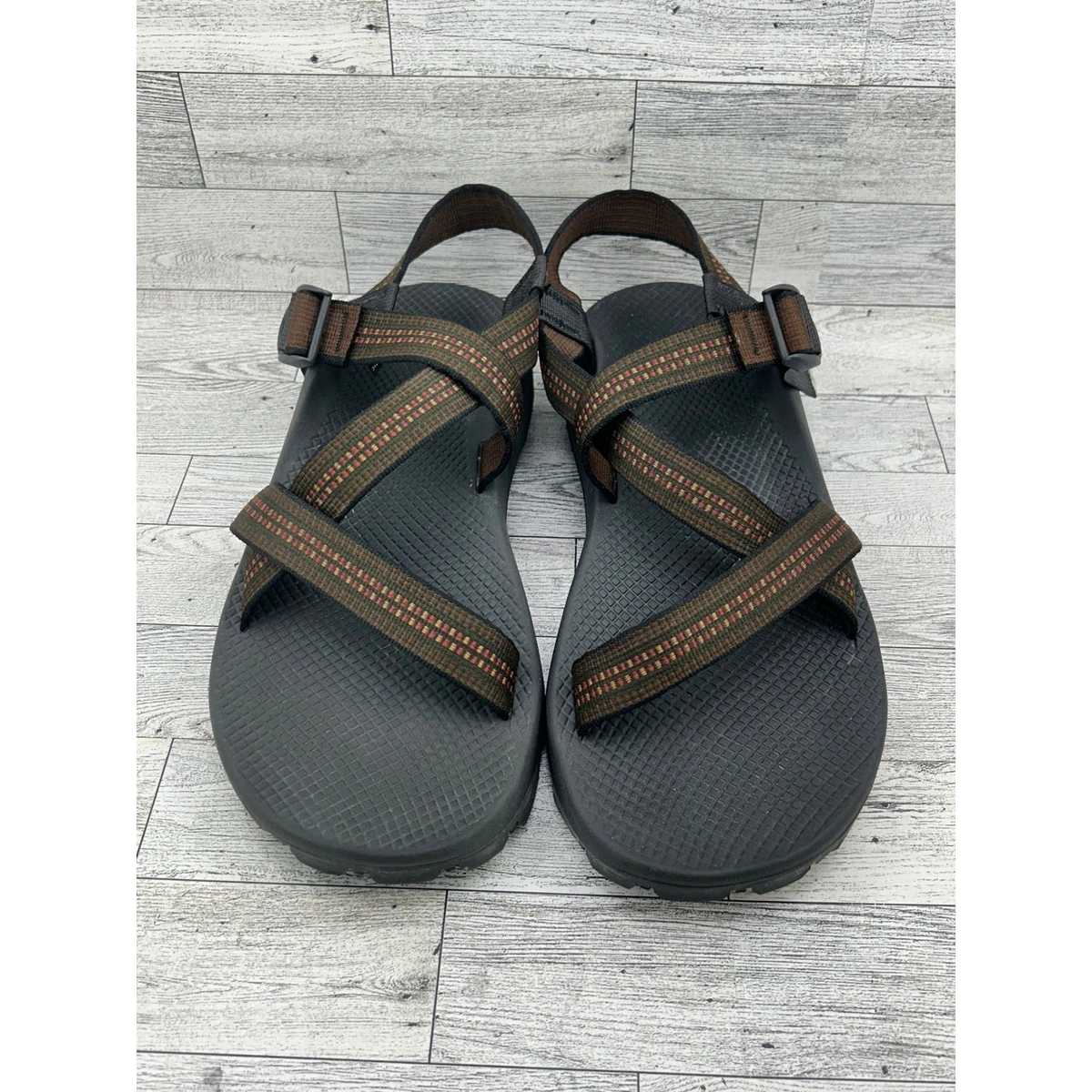 Chaco Men\'s Multicolor Brown Striped Sandals Size M9 Chaco Brown Striped Sandals for Men for sale | eBay main image 4