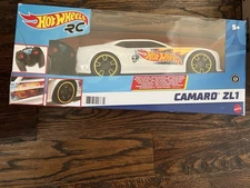 Hot Wheels RC White ZL1 Camaro Vehicle Full-Function Remote Control Car 2.4 GHz