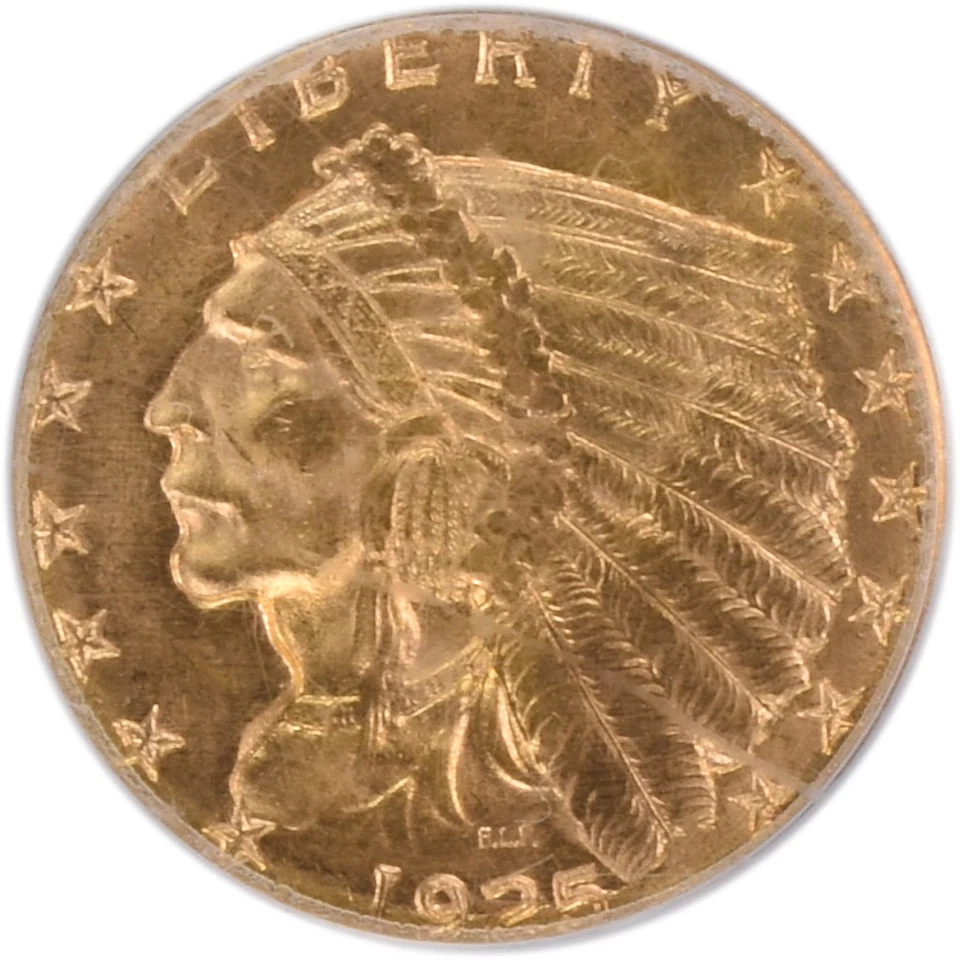 1925-D $2.50 Gold Indian MS64 PCGS - Image 3 of 4
