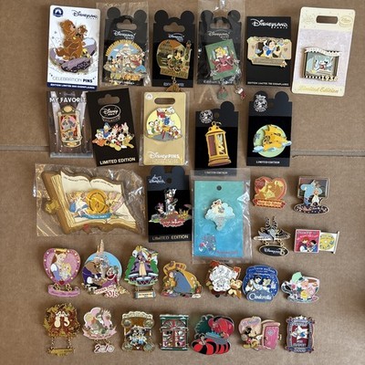 31 Limited Edition Disney Pins Bruder Bär Tangled Maleficent Schneewittchen Alice