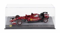 Statisches Modellauto Ferrari F1 SF15-T 2015 Sebastian Vettel Mit Vitrine 1/43