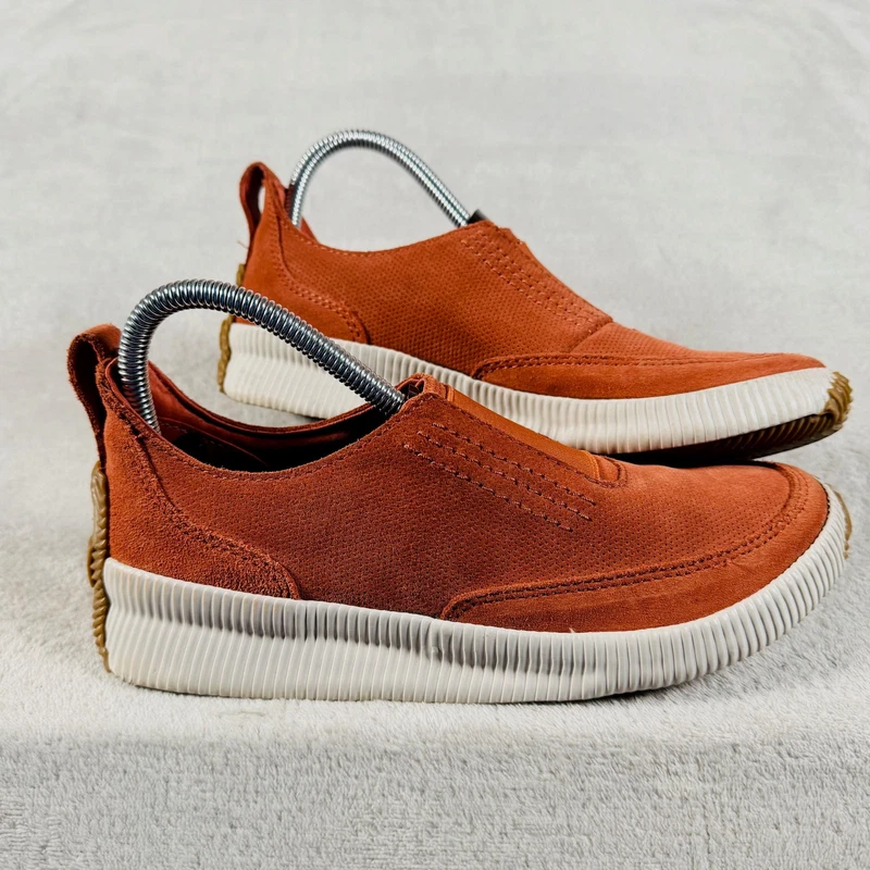 sorel out n about plus casual travel slip on suede shoes