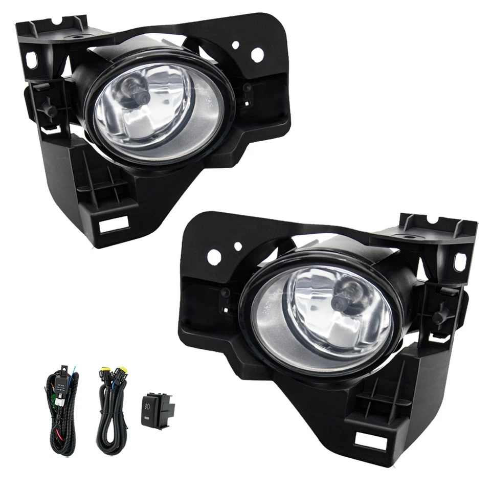 1 juego de luces antiniebla de conducción para Nissan Máxima 2009-2014 luces de parachoques con bombillas Foto 2 de 4