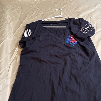 Grunt Style Patriotic Graphic T-Shirt USA Flag & Club Palm Trees XXL