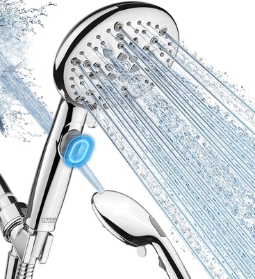 #ad AS SEEN ON TV High Pressure 9 Mode Handheld Shower Head Antimicrobial $23.26