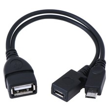Cable New Micro USB Male to Female to USB 2.0 Power Charging Adapter OTG Host