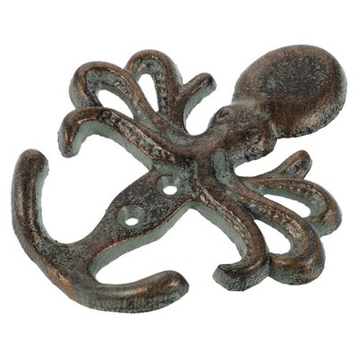 Cast Iron Wall Hook Octopus Towel Kitchen Hanger Key Holder Coat Racks