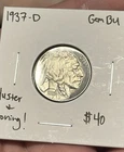 Very Choice BU 1937-D Buffalo Nickel
