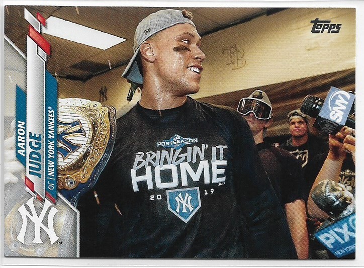 2020 Topps Update Aaron Judge #U-15 Image Variation Short Print Yankees SP