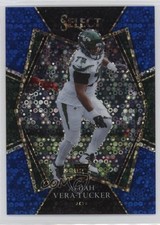 2021 Panini Select Premier Level Blue Disco Prizm 25/25 Alijah Vera-Tucker qc6