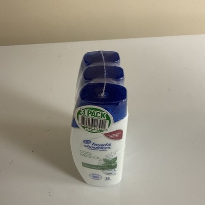 3 x 70ml. Head and Shoulders Shampoo Cool Menthol Fresh Anti Dandruff Hair Care