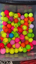 20 Mixed Coloured Golf Balls Grade A Condition All Matte Colours See Photos