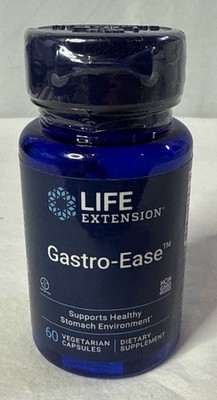Life Extension,  Gastro-Ease - Digestive Health - Gastric Health  60 V caps
